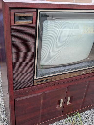 ブラウン管テレビ 日立 カラーテレビ C18-291昭和レトロ 当時物 ブラウン管テレビ 日立 カラーテレビ C18-291昭和レトロ 当時物