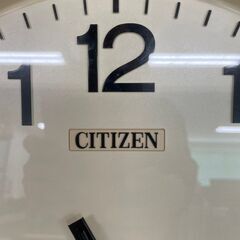 学校時計 CITIZEN リズム時計 クォーツ シチズン 昭和レトロ 掛時計 8MG101 J0291の画像
