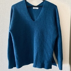 【０円】KOE ニット ブルー レディースMサイズ