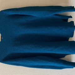 【０円】KOE ニット ブルー レディースMサイズの画像