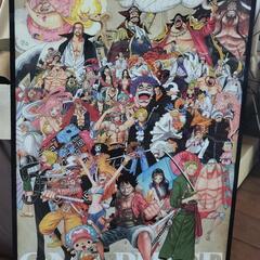 Ａ全アートポスター　ワンピース（ONE PIECE）フレーム入り