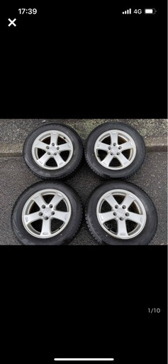 215/60R16スタッドレス 4本セット ブリヂストン VRX2 2020年 ホンダ純正 Modulo OFF55 6.5J PCD114.3 5穴 オデッセイ