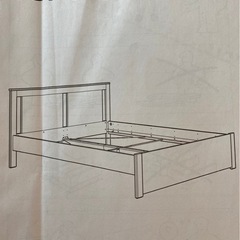 クイーンサイズ⭐︎ベットフレーム&引出しセットの画像