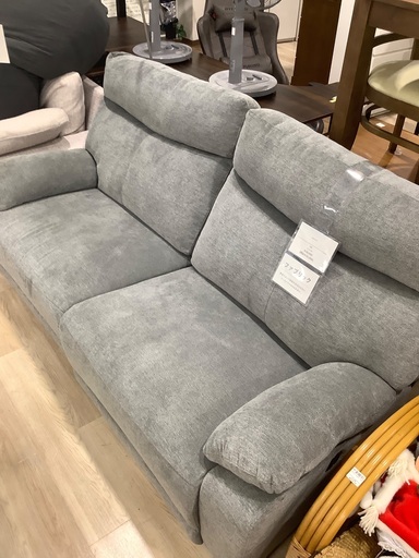 電動リクライニングソファ シミヨゴレ有り グレー 入荷致しました！