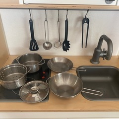 IKEA キッチンセット(スツール&鍋、説明書付) の画像