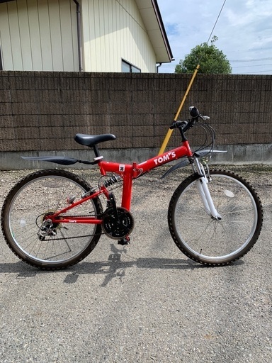 スポーツサイクル　赤　26インチ