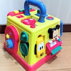ミッキー マウス おもちゃ 8 セット 知育玩具、ピアノ、車型の道、貯金箱、ミッキー型音、カプセル、ボール、ぬいぐるみの画像