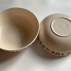 【美品】ディズニー　ミッキーマウス　お椀　ボウル　2個セット　大型ボウル　プラスチック　われないの画像