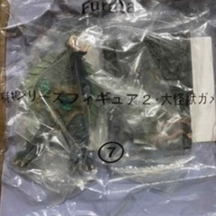 未開封　特撮シリーズフィギュア２大怪獣ガメラ　フルタ食玩　ミニポスター解説書付きの画像