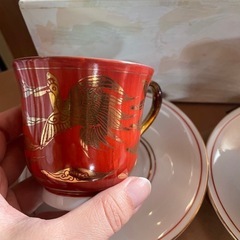 引越しのため8/24処分　九谷焼　　ティーカップ？　の画像