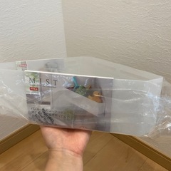 マグネットバスルームコーナーラックの画像
