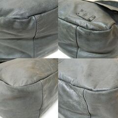 輪怐 LIN-KU ショルダーバッグ クロノス レザー グレー系 バッグ 鞄 カバン リンク 札幌市 清田区 平岡の画像