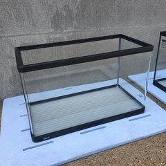 【美品】GEX 曲げガラス60cm水槽 ラピレス RV60 60...