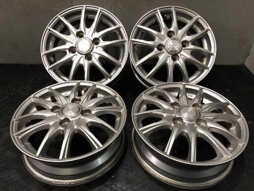 AUTOBACS LEBEN レーヴェン 社外ホイール 13インチ 4本 4J4HPCD100+43 MRワゴン EKワゴン エブリィワゴン等　(VHK459)