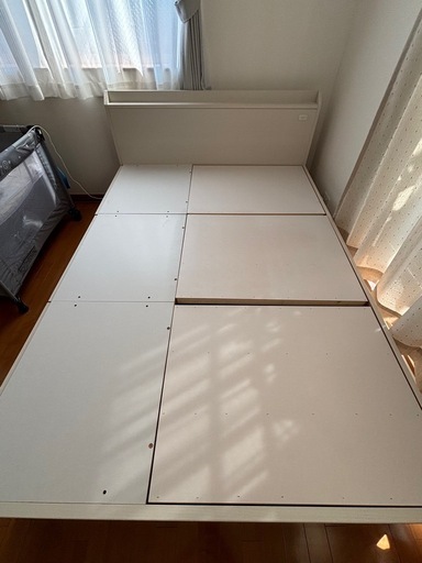 収納付きダブルベット（ジオ チェスト）