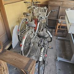 放置自転車3台まとめ出品