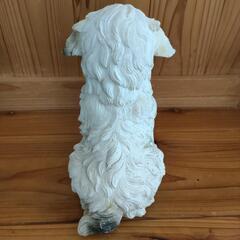 シーズー マルチーズ 犬 置物の画像