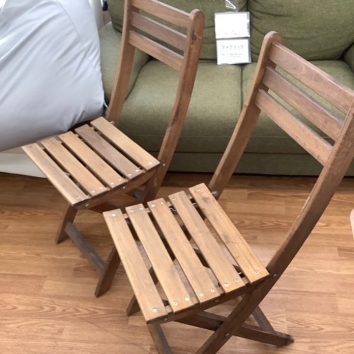 【IKEA】ガーデンテーブル4点セット お売りします！