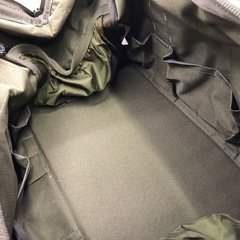 Bucket Boss バケットボス ボストンバッグ Pro Super GateMouth 2WAY BAG カーキ グリーン 緑系 中古 長期保管品 旅行 大きめ バッグ 肩掛け 現状品の画像