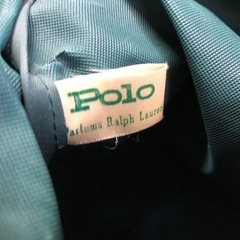 POLO RALPHLAUREN ラルフローレン 2WAY 大きめ バッグ ボストンバッグ ハンドバッグ グリーン 緑 中古品 現状品の画像