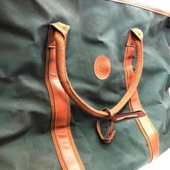 POLO RALPHLAUREN ラルフローレン 2WAY 大きめ バッグ ボストンバッグ ハンドバッグ グリーン 緑 中古品 現状品の画像
