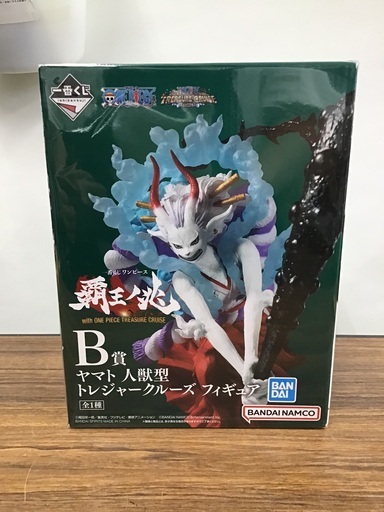 【未使用】一番くじ ワンピース B賞 ヤマト 人獣型 トレジャークルーズフィギュア