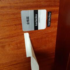 座卓２つ ガラス板付き　カリモク　キレイの画像