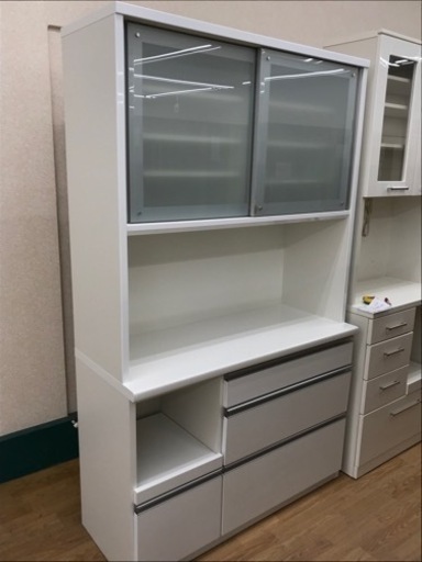 ★ジモティ割あり★ 松田家具   食器棚    H198×W118×D49  クリーニング済み KJ5914