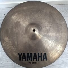 YAMAHAシンバルYC 316C/16インチ/クラッシュシンバル/ホビー/カルチャー/楽器/器材/打楽器/ドラム/C0DT0123の画像