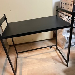 伸縮レンジ上ラック　ニトリ商品の画像