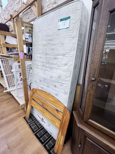 ※一時間以内であれば軽トラ貸し出し無料  店頭引き取り限定 シングルベッド