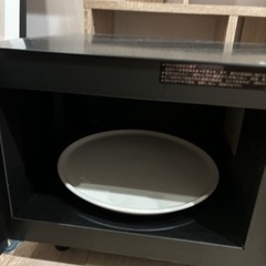 シャープ　電子レンジ　黒の画像