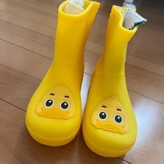 キッズ長靴あひる 新品17センチ