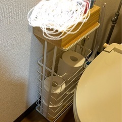 トレイ付きトイレットペーパーストッカー ヴィータ