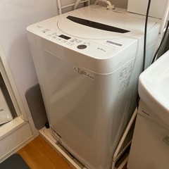 シャープ　洗濯機 ランドリーラック