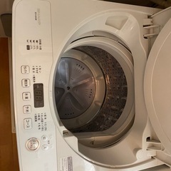 シャープ　洗濯機 ランドリーラックの画像
