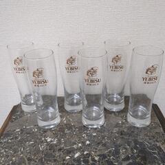 YEBISU 琥珀ヱビス　ビールグラス　６個セット