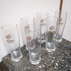 YEBISU 琥珀ヱビス　ビールグラス　６個セットの画像