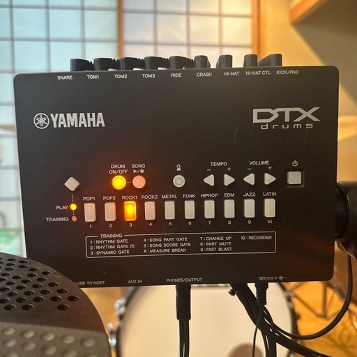 YAMAHA DTX482K 電子ドラム、スピーカー付き
