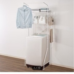 シャープ　洗濯機 ランドリーラックの画像