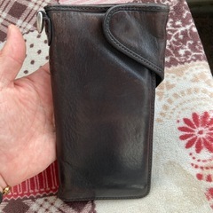👛本革ビンテージ　ラマーレ 長財布 ブラックの画像