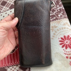 👛本革ビンテージ　ラマーレ 長財布 ブラックの画像