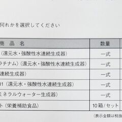 レベラックSuper501 還元水・強酸性水(強酸性次亜塩素酸水)連続生成器の画像