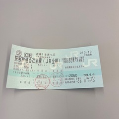 青春18切符　　3回分