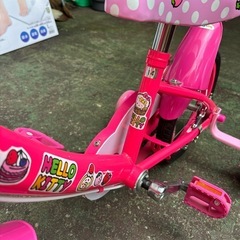 キティー　子供自転車　14インチ　ピンク　の画像