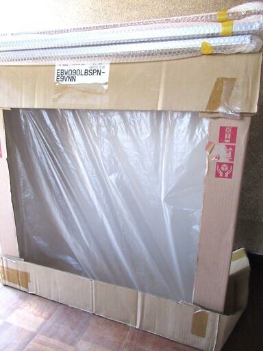 未使用品★クリナップ　ラクエラ　シースルーロング吊戸棚