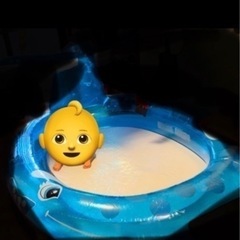 箱付き　大きい🐳プール　ほぼ未使用空気入れ付き800円→600円　　