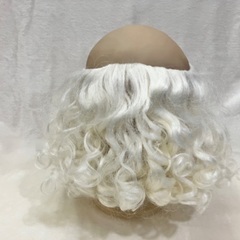 ナイロンウィッグ 博士 シルバーホワイトの画像