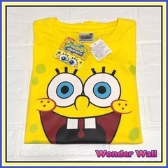 【新品・タグ付】スポンジボブ Tシャツ イエロー 黄色 トップス