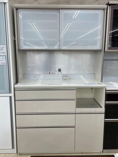 ★ジモティ割あり★ パモウナ レンジボード 白 H203×D60×W120 クリーニング済み TJ7948